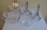 CLEAR GLASS CHINA