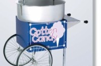 COTTON CANDY MACHINE WITH OLD FASHOIN CART