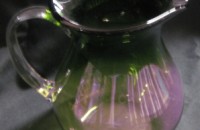 EMERALD GLASS PITCHER