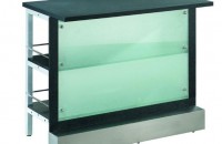Frosted Glass Bar, 4' Center